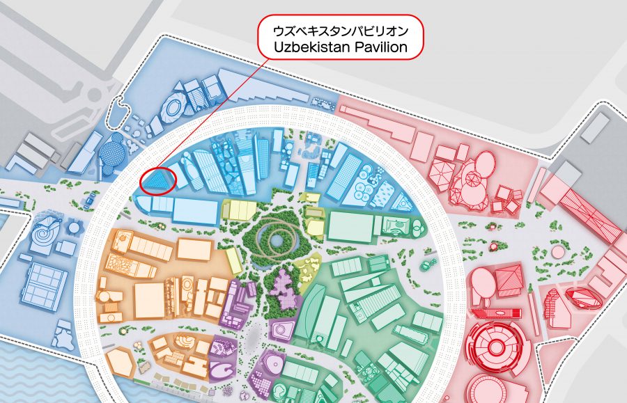 万博 ピンバッジ ウズベキスタン パビリオン EXPO 2025 関西万博 万博