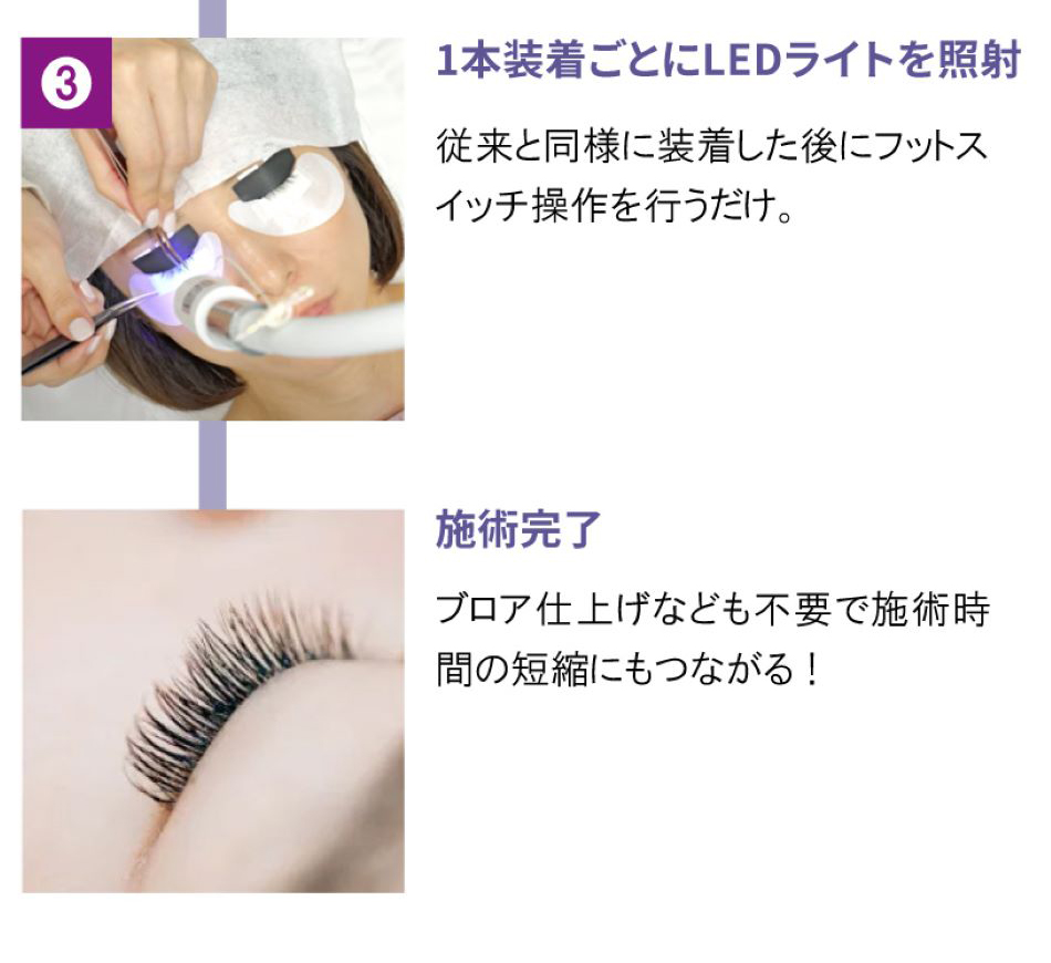 松風LED】LEDライト（ホワイト）の通販・卸売り | アイラッシュガレージ