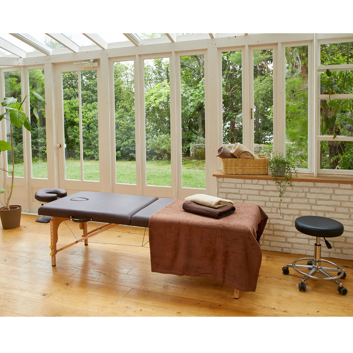 軽量木製折りたたみベッド EB-03DX（キャリーバッグ付）（ホワイト）の