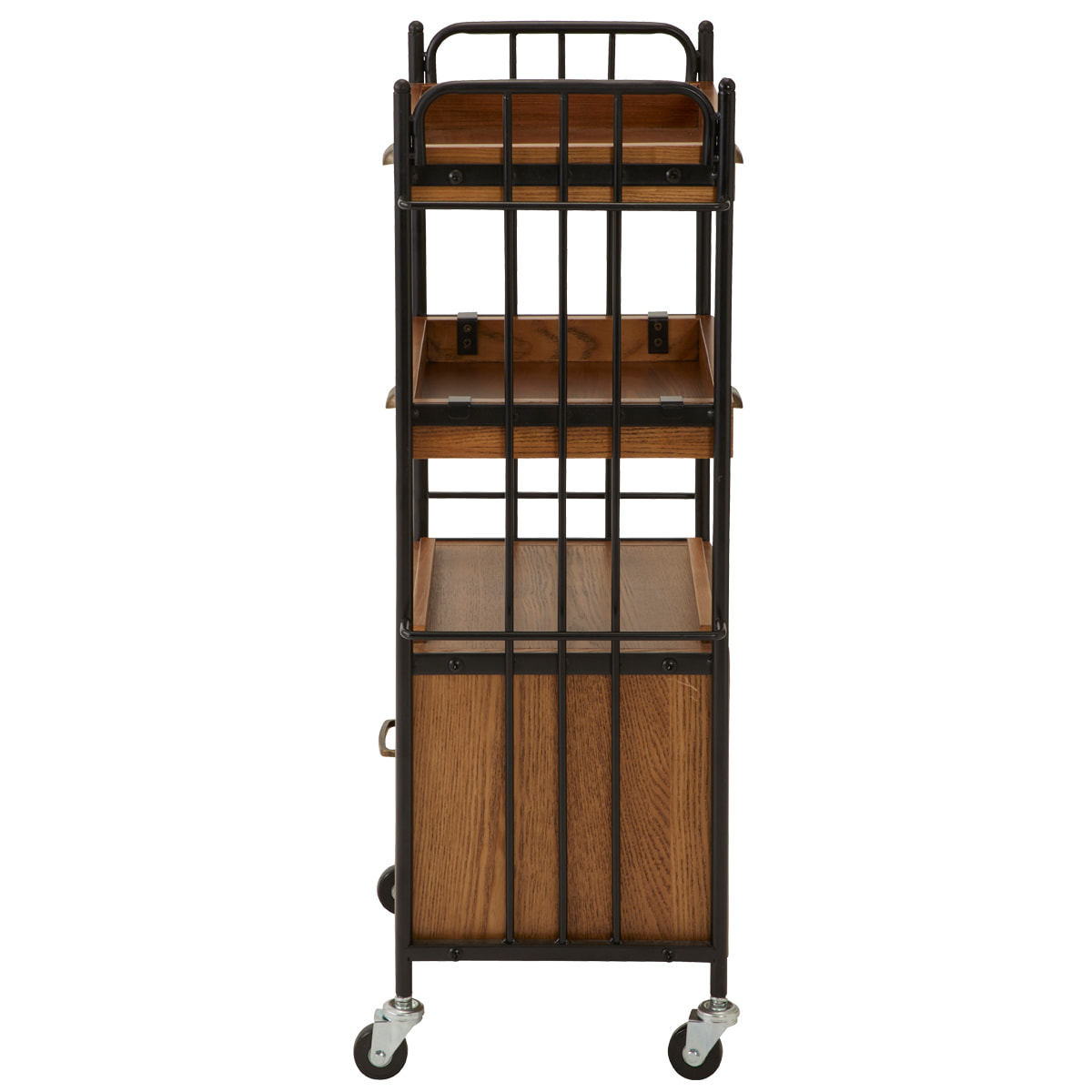 シャビーシック】アンティーク木製ワゴン DIAN（ディアン）Type BOX