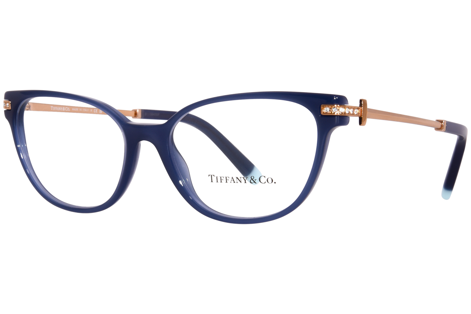 Tiffany & Co. TF2223B 8315 Eyeglasses Women's Opal/Blue Full Rim