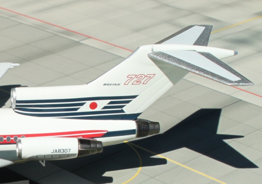 激レア】ボーイング727-100 日本航空 1/100 激レア】ボーイング727-100