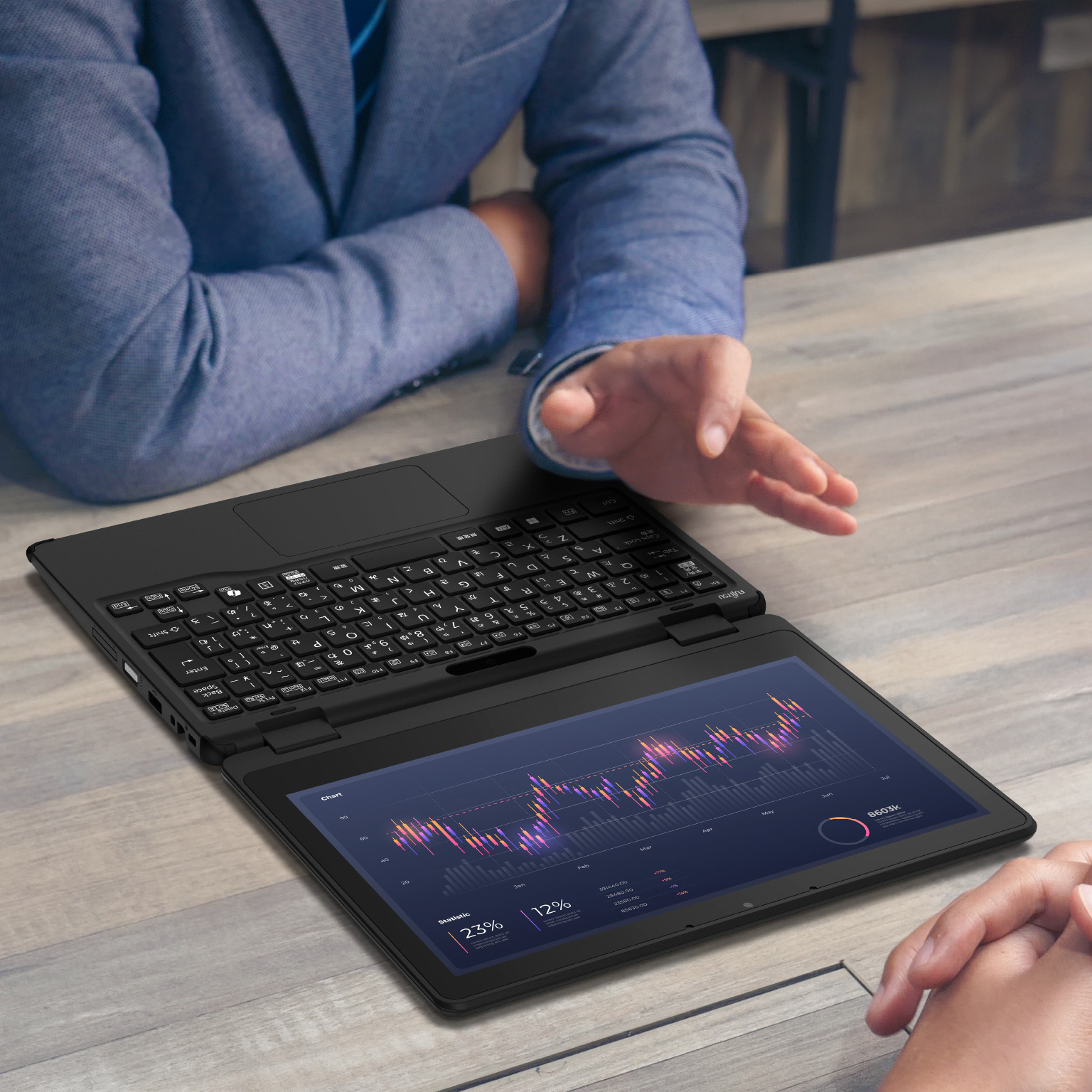 11.6型ワイド ノートパソコン（PC） LIFEBOOK QHシリーズ（WQ1/K1