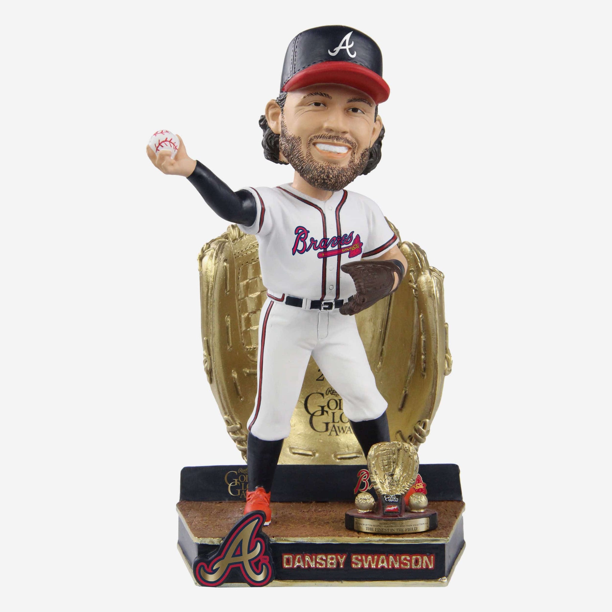Dansby Swanson Atlanta Braves 2022 Gold Glove Bobblehead FOCO