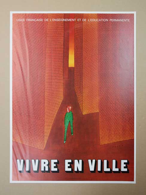 VIVRE EN VILLE/ジャン・ミシェル・フォロン【Jean Michel Folon