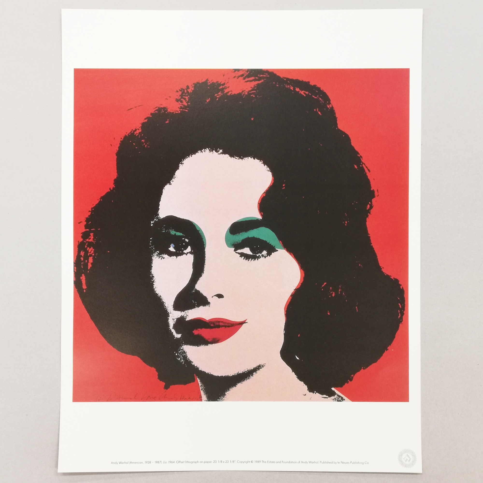 Liz 1964/アンディ・ウォーホル【Andy Warhol】ポスター | アトリエ
