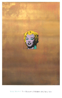 Gold Marilyn Monroe/アンディ・ウォーホル【Andy Warhol】ポスター