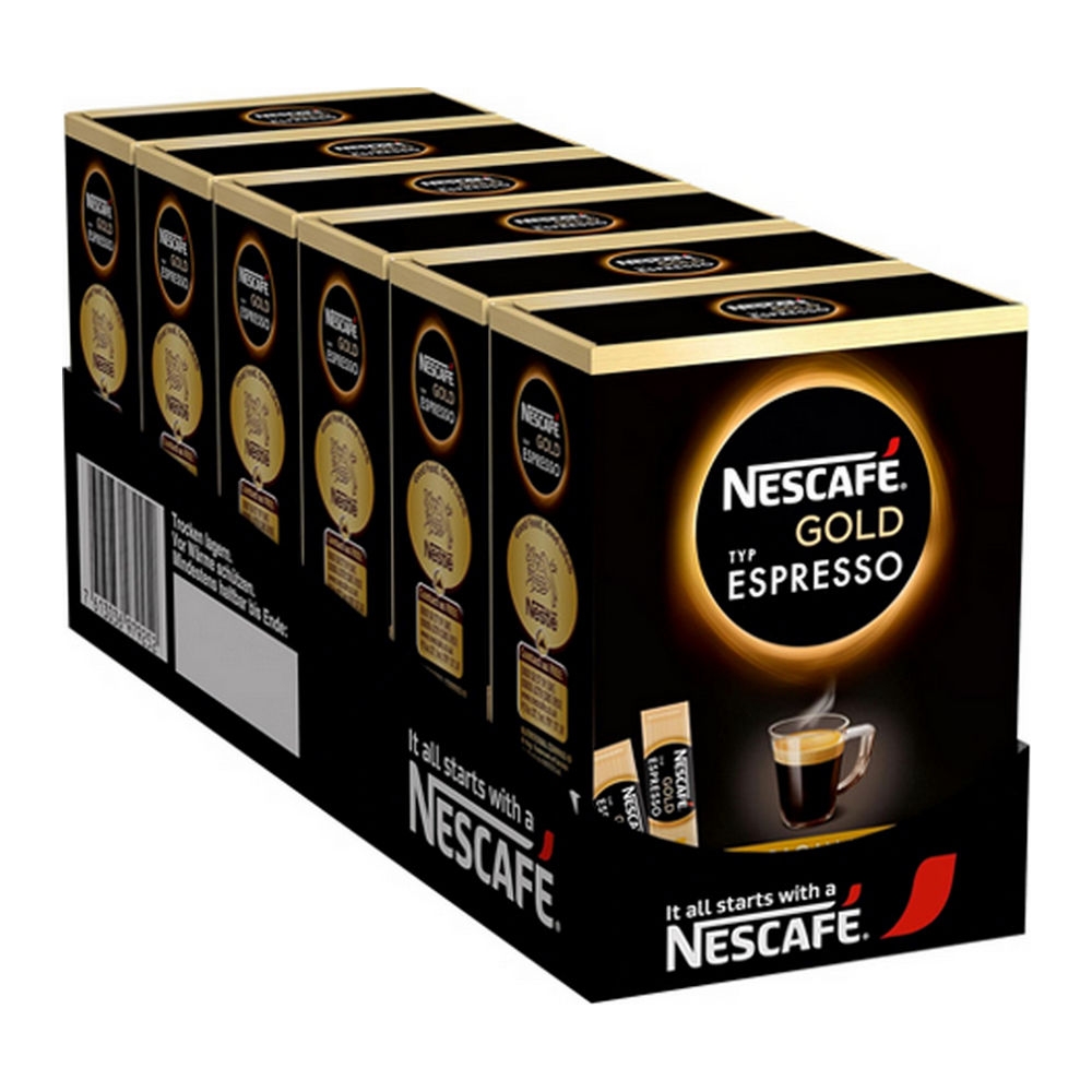 Nescafé - Gold Espresso Instant coffee - 6x 25 Sticks | Foodworld