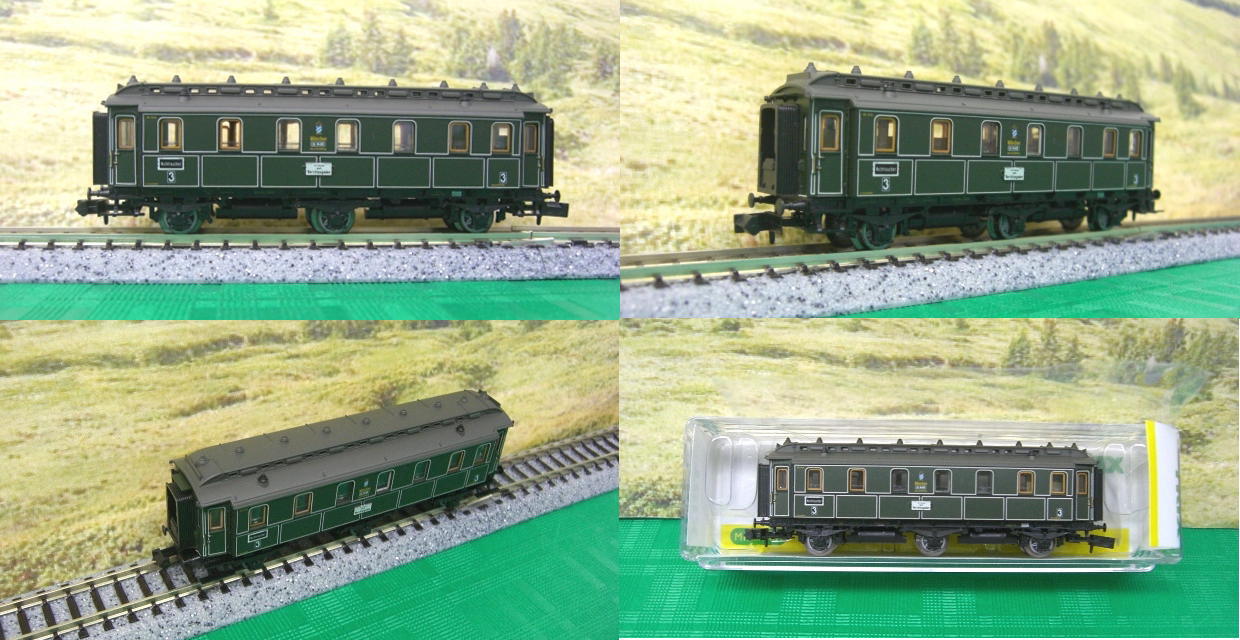 Minitrix スイスの客車 8両セット Minitrix スイスの客車 8両セット