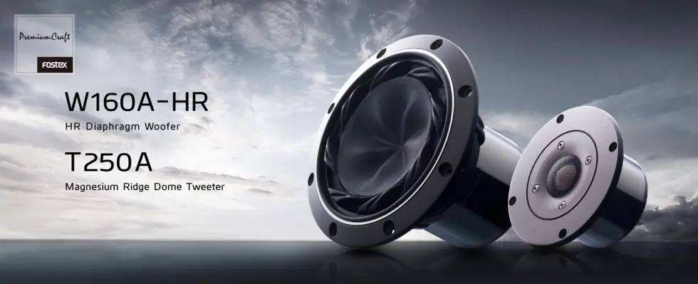 Fostex FW168HRウーファーとT250Dツイーターセット2組 Fostex FW168HR