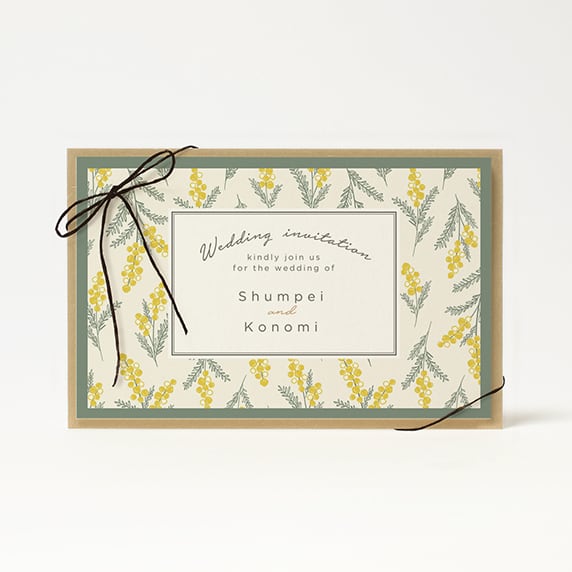 招待状手作りの新しいカタチ「favori クラウド」｜ナチュラルミモザ