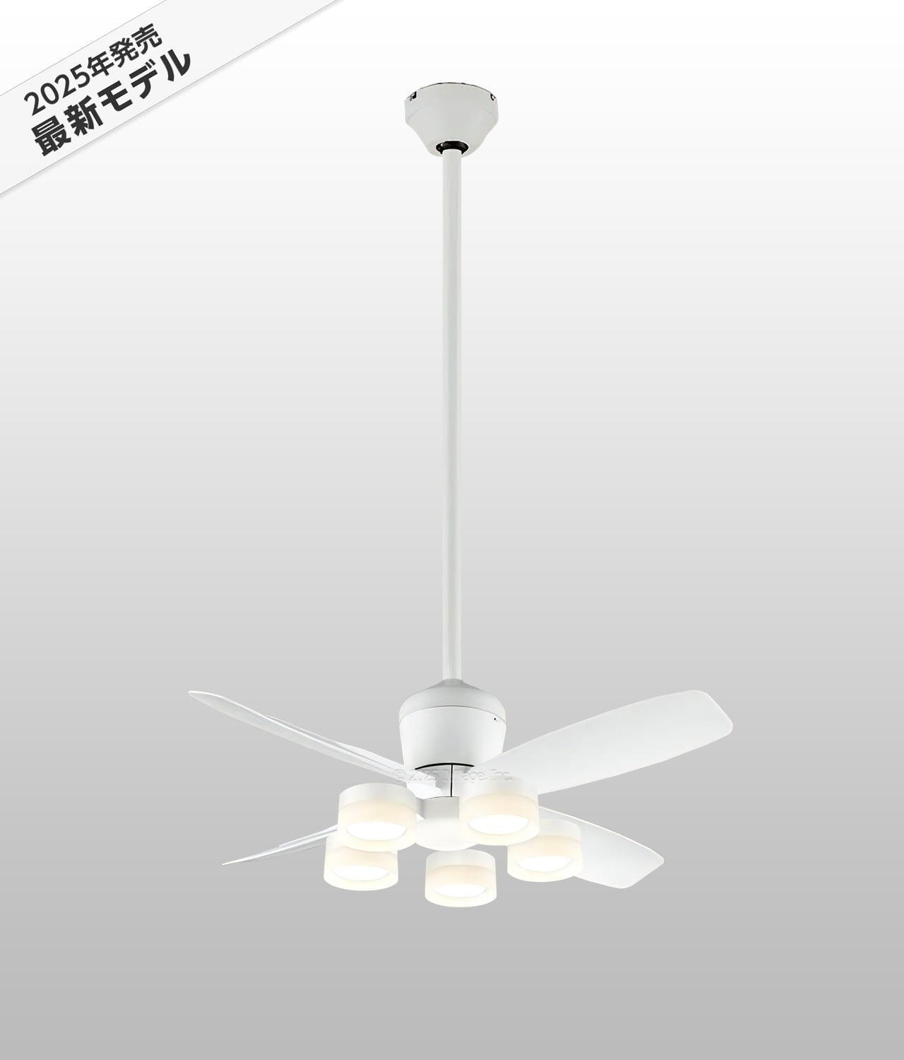 大風量 傾斜対応 LED 電球色/温白色/昼白色 5灯 高演色LED [R15