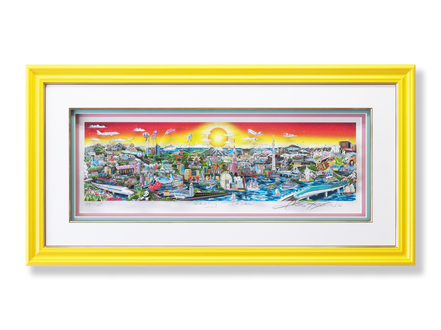 3Dアート：トラベリング・ジャパン(Color)｜チャールズ・ファジーノ