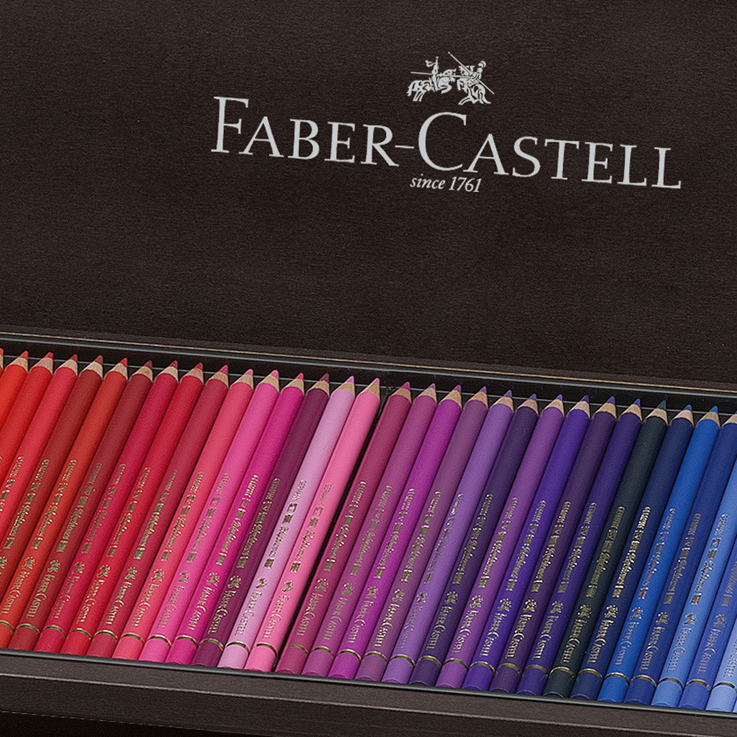 ポリクロモス色鉛筆120色木箱セット