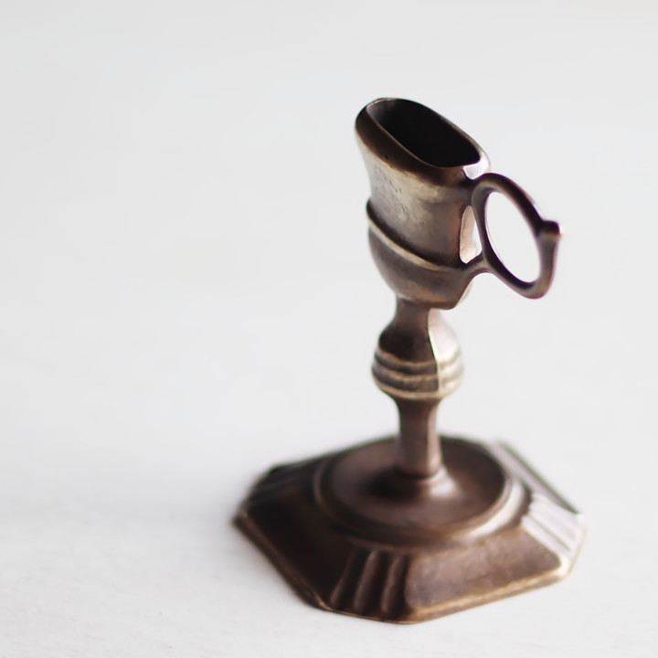 ITALYイタリアヴィンテージブラスキャンドルスナッファー用スタンド