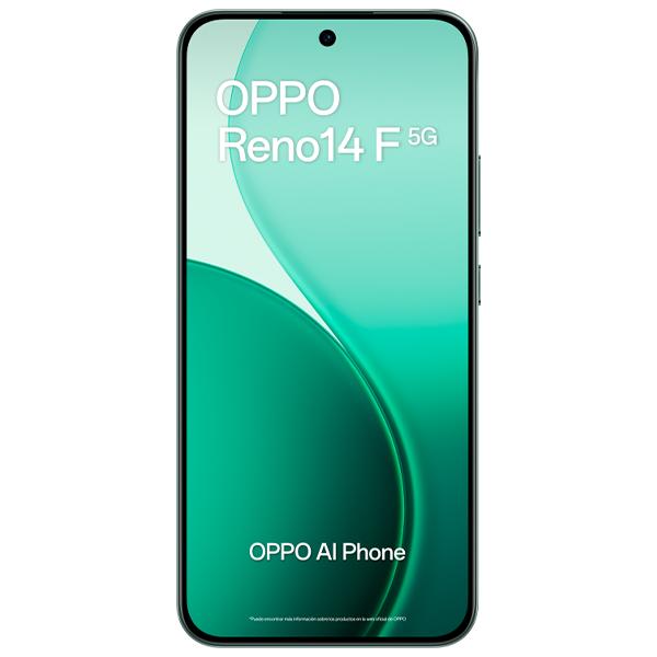 OPPO Reno14 F 5G 256GB Green para empresas | Facilitea