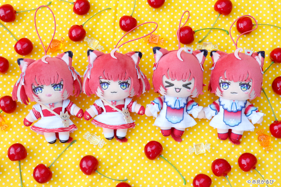 大人気VTuber『赤見かるび』のプライズがGiGOグループのお店限定で登場