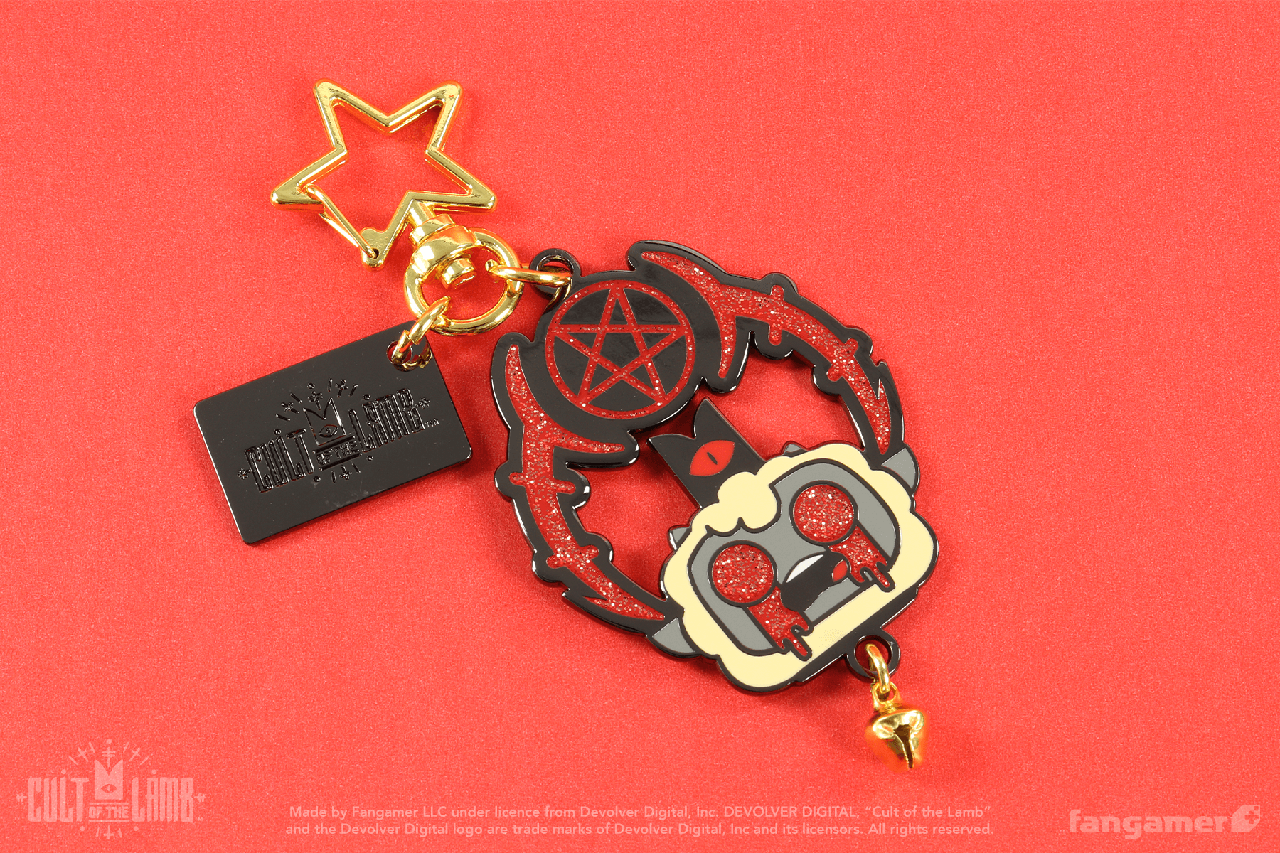 Cult of the Lamb - Crosser of Thresholds Keychain - Fangamer