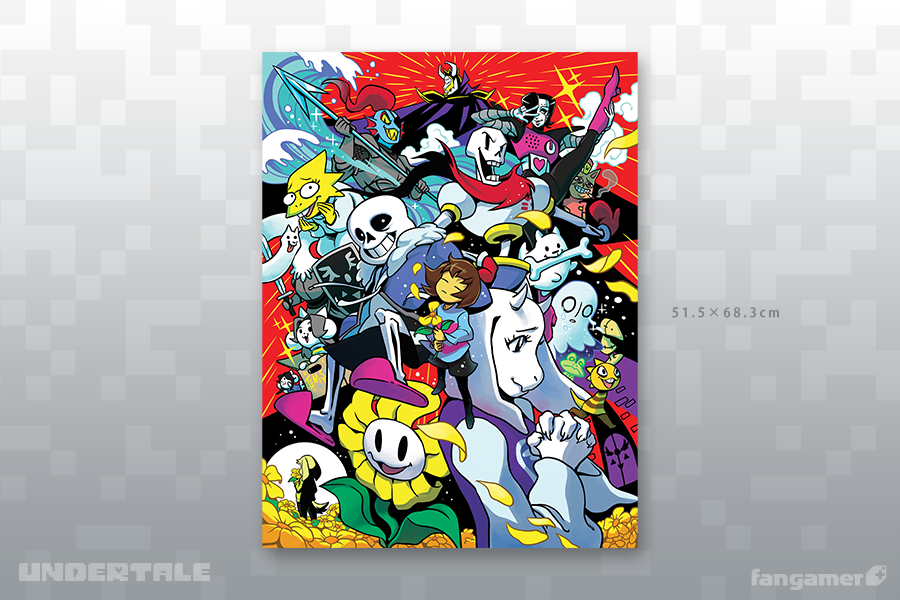 UNDERTALE」－ 5周年記念 ポスター - Fangamer Japan