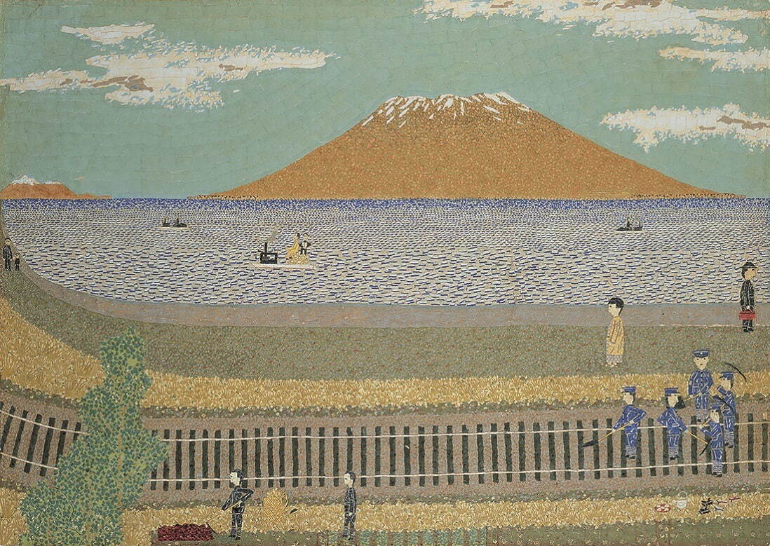 放浪の天才画家”山下清の展覧会がSOMPO美術館で、貼絵や水彩画など約