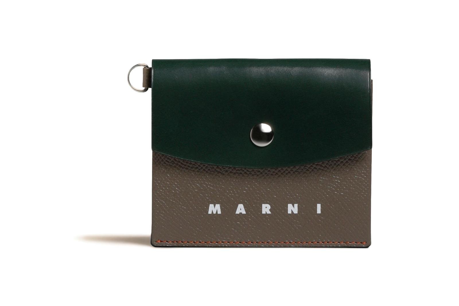 マルニ“長く愛用できる”日本製ミニ財布、ポップなツートンカラーの