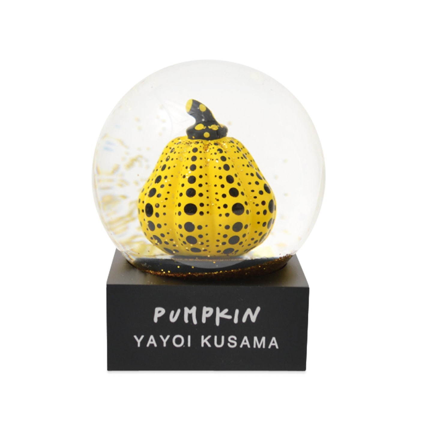草間彌生スノードーム」振ると金粉が舞う“PUMPKIN”モチーフなどMoMA