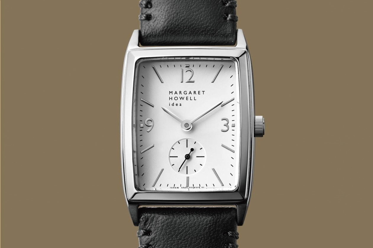 マーガレット・ハウエル アイデア新作ウォッチ、スクエアケース＆6時