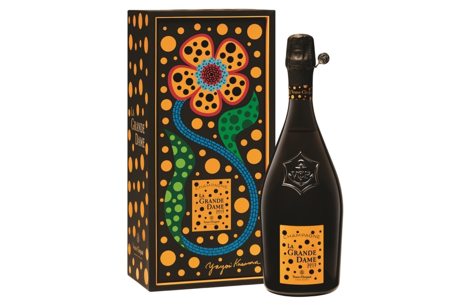 老舗シャンパーニュ「ヴーヴ・クリコ」×草間彌生“花＆水玉”の限定