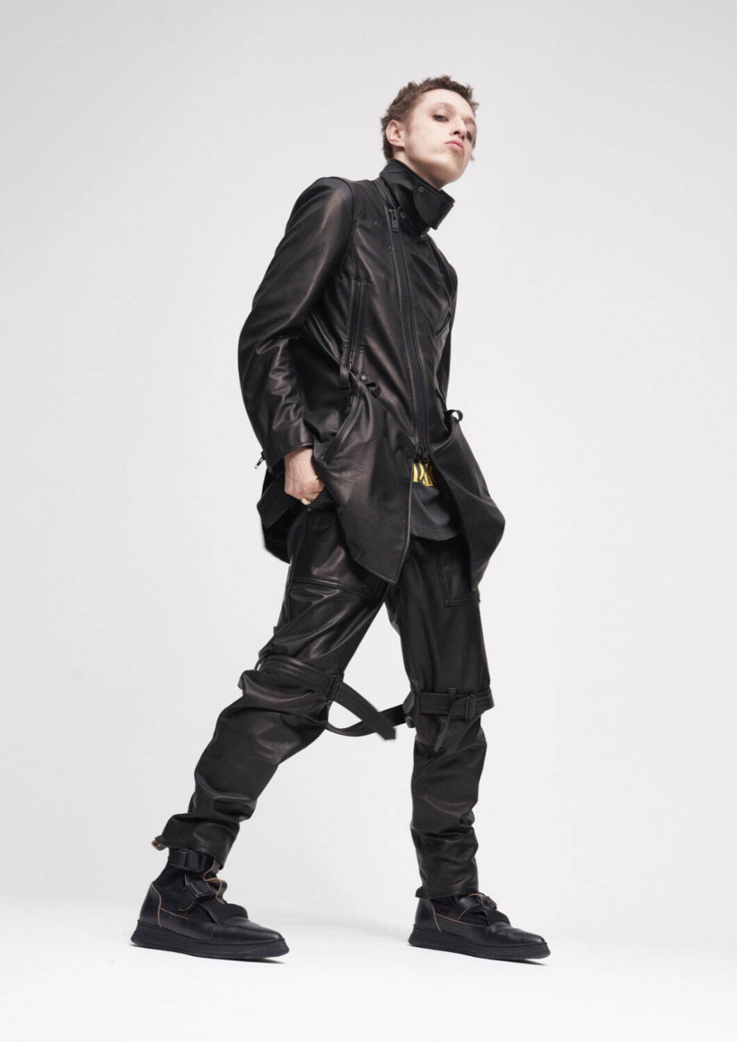 ブルーノプレミ-ビューティビースト レザーパンツ 革パン