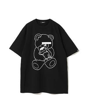 アンダーカバー×バウンティーハンターの白黒Tシャツ＆フィギュア、ベア