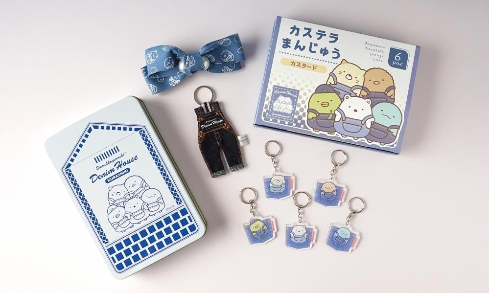 リラックマ・すみっコぐらし デニムハウス」が岡山・倉敷に“ジーンズ姿