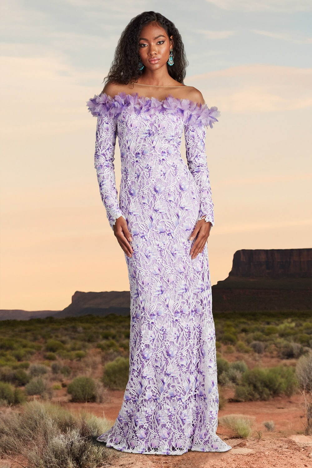 美品 TADASHI SHOJI TADASHI SHOJI レースドレス ワンピース 黒