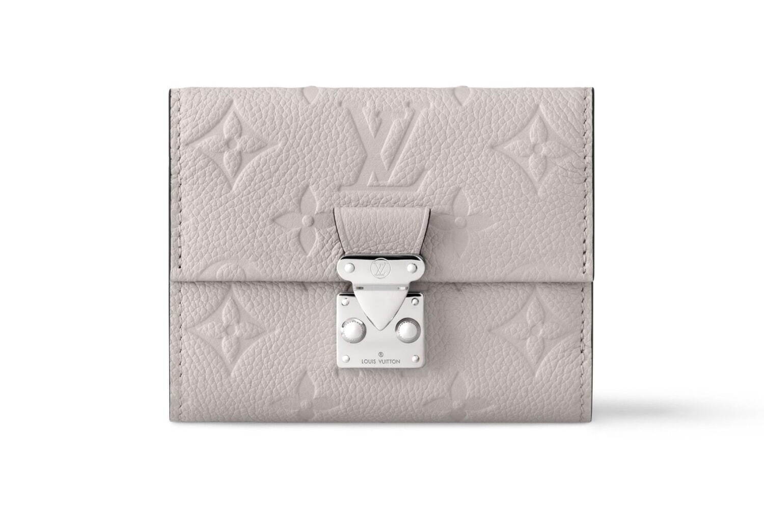 ルイ・ヴィトン25年春ウィメンズ財布、南京錠＆キーチャーム付きの