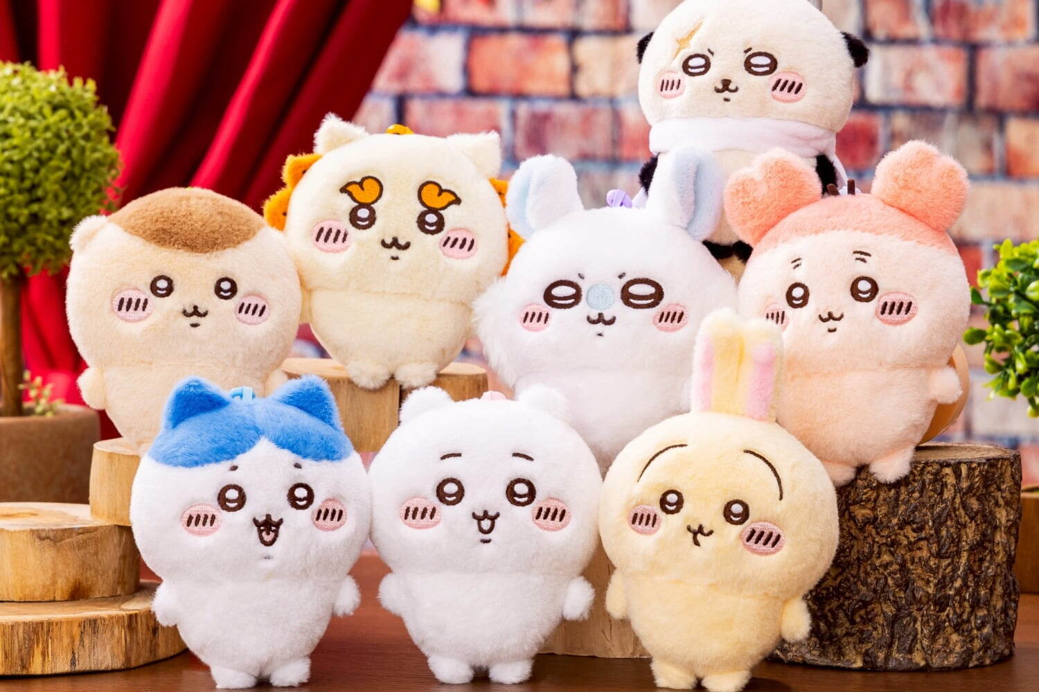 新品未開封品 ちいかわ 招福！ハチワレ ぬいぐるみ マスコット 15点