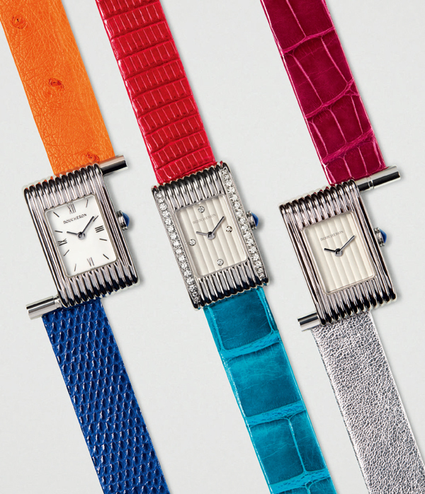 写真2/4｜ブシュロンのウォッチ「リフレ」に新作ストラップ - ケースを