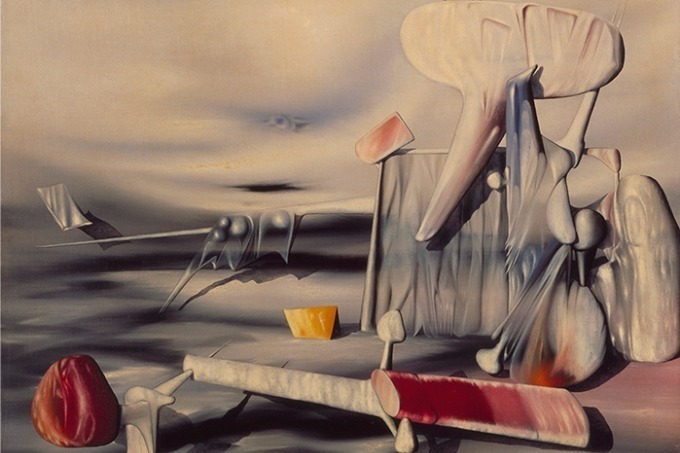 他の方発送×シュルレアリスム 古物 油彩画 antique 他の方発送×シュル