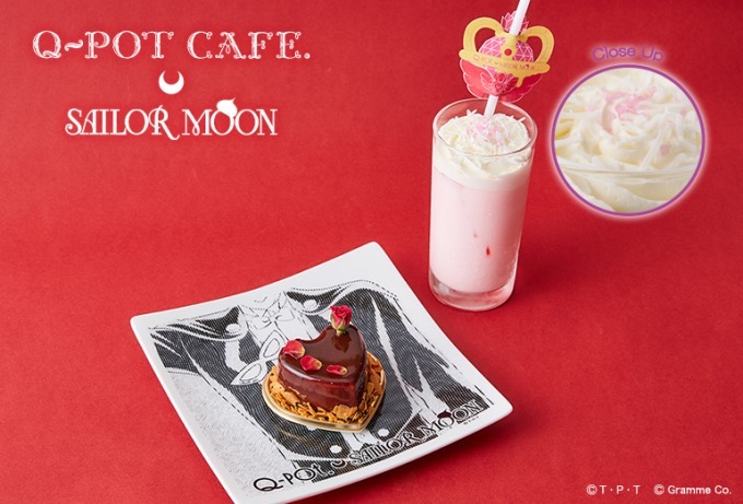 Q-pot CAFE.「美少女戦士セーラームーン」コラボスイーツ＆ドリンク