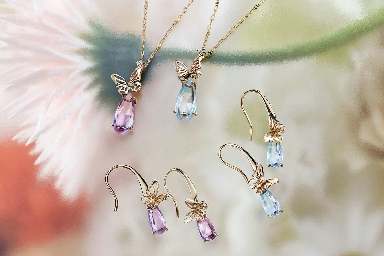 STAR JEWELRY 蝶モチーフピアス STAR JEWELRY/スタージュエリー
