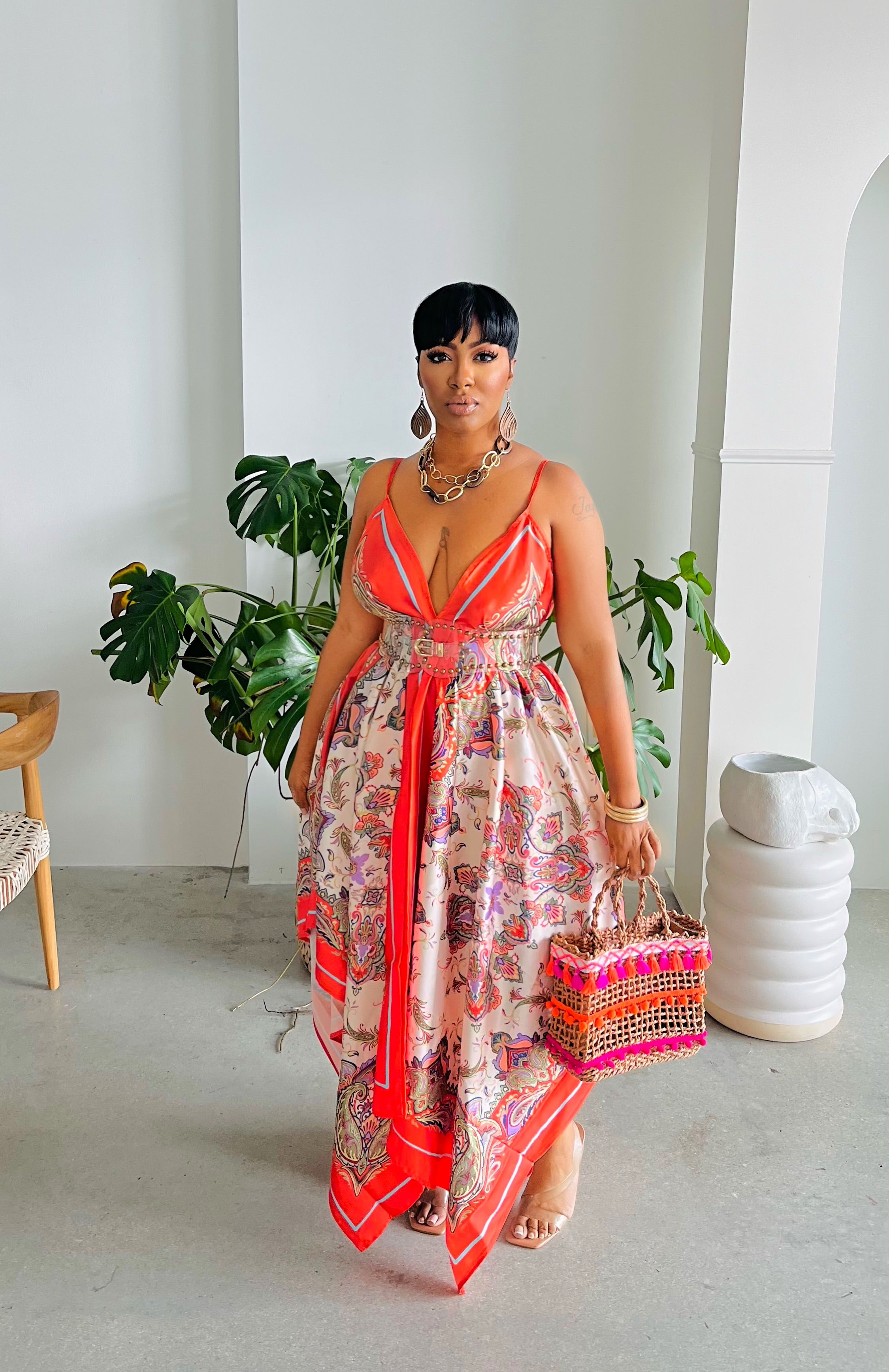 Ambrosia Scarf Dress – FashionFreakssss