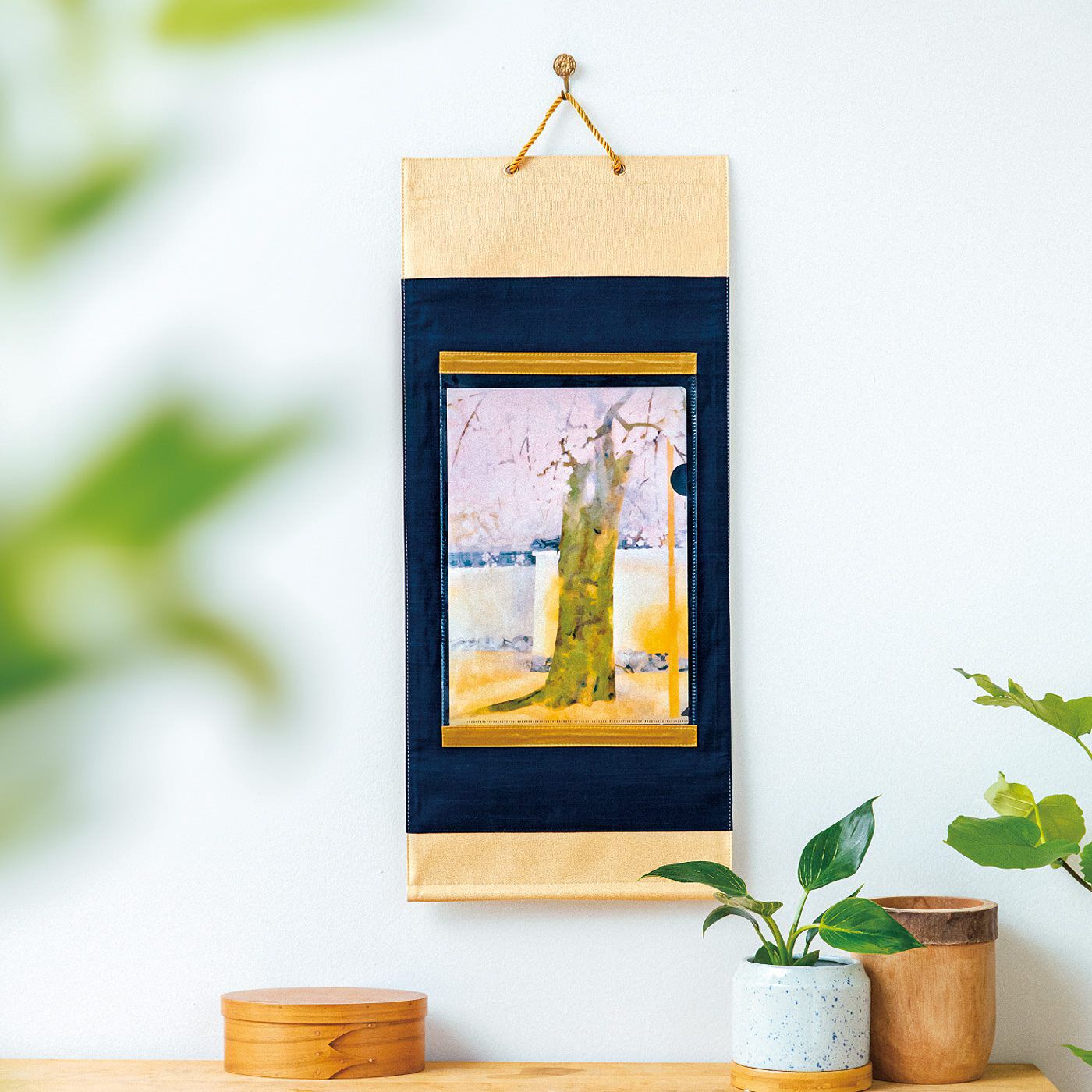 クリアファイルを絵画のように楽しむ マイミュージアム掛け軸