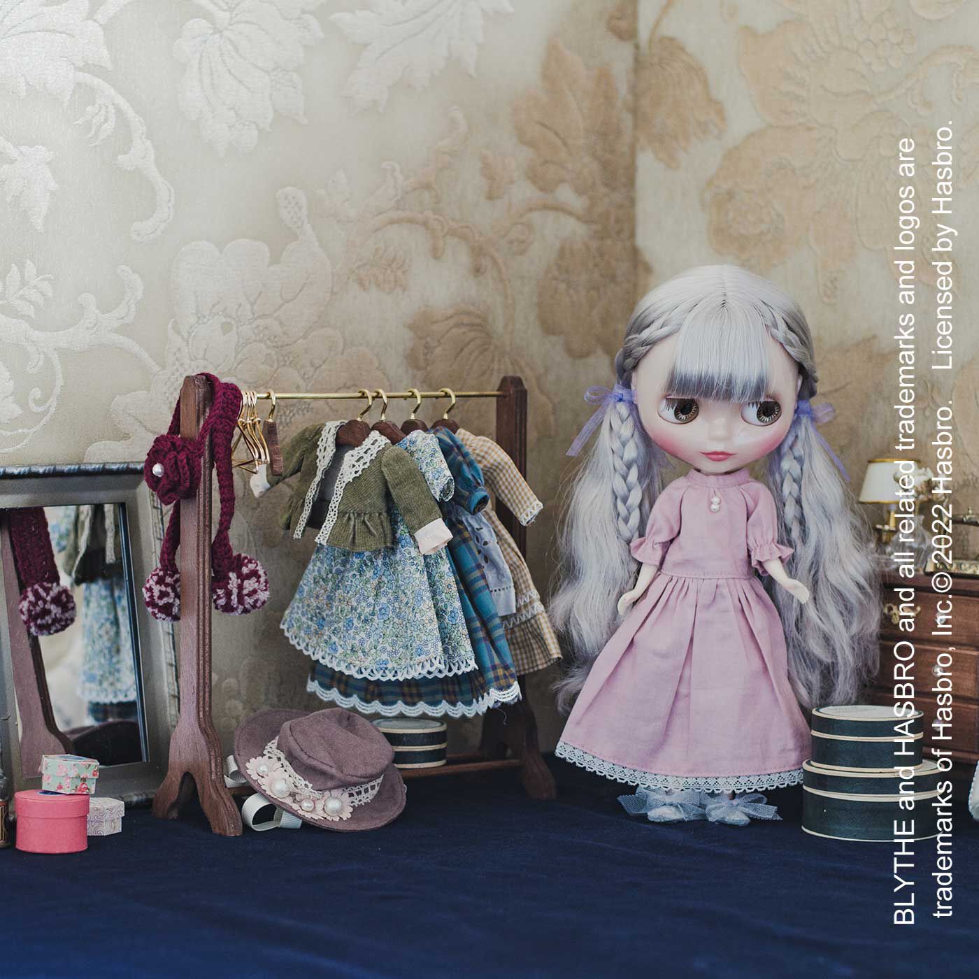 ドール用ハンガーとハンガーラックのキット｜Couturier[クチュリエ