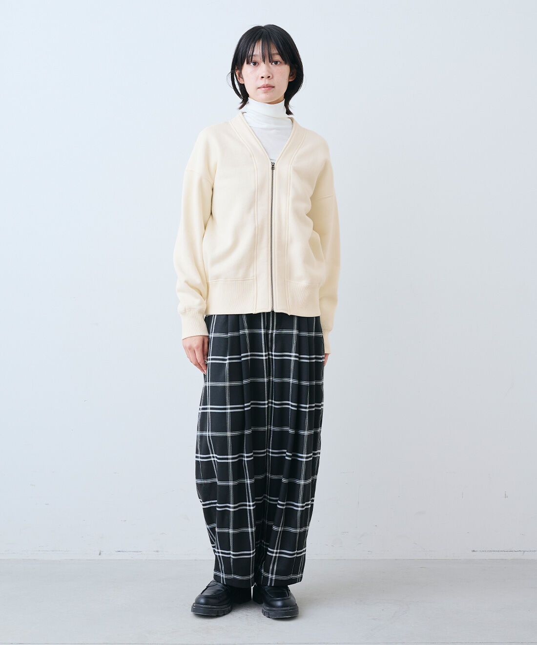 THREE FIFTY STANDARD 金子敦子さんと作った チェックのわくわくズボン