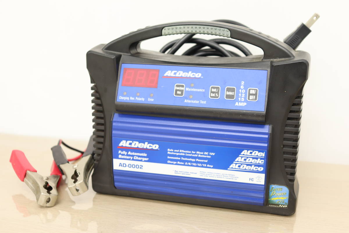 ACDelco AD-0002 バッテリーチャージャー 12V
