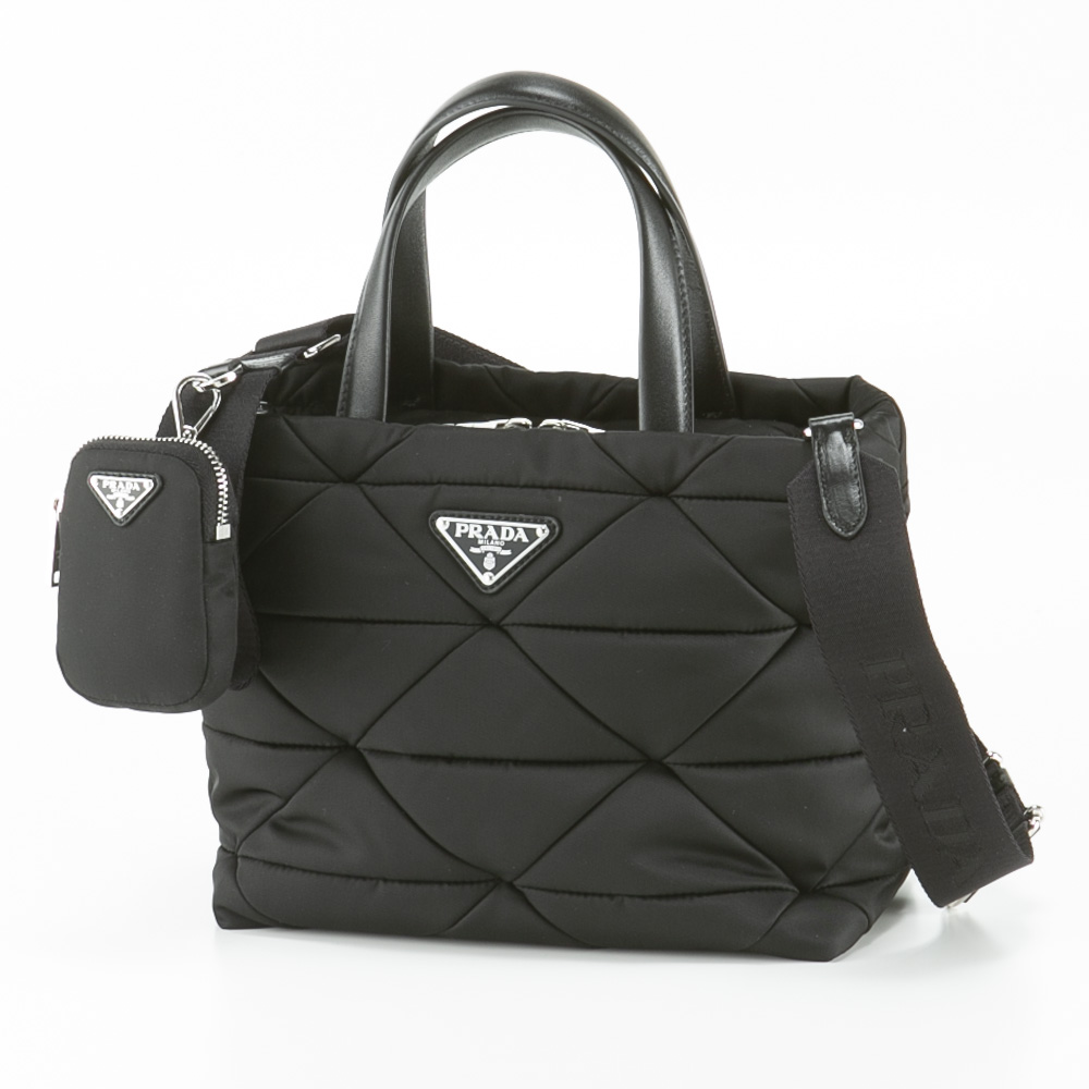 PRADA ブラック キルティング バッグ セール PRADA キルティング