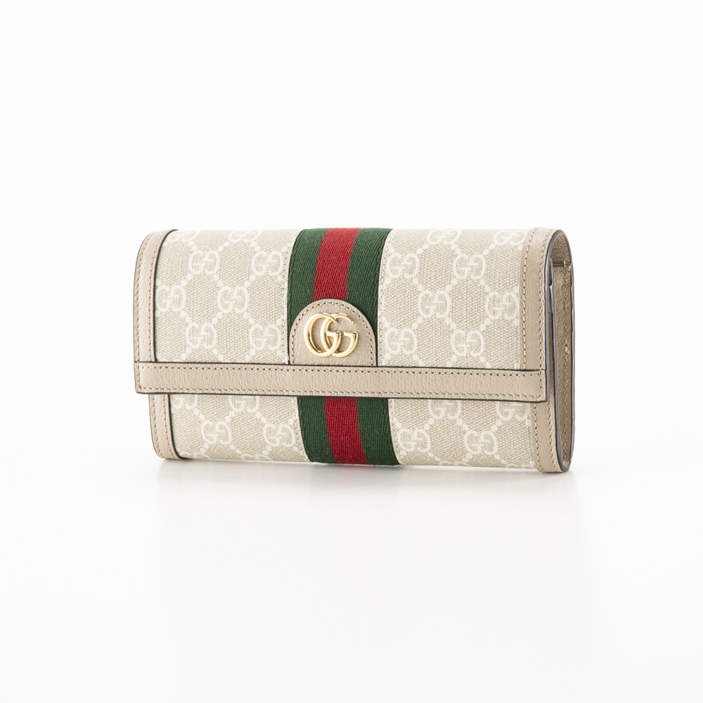 グッチ GUCCI GGスプリーム OPHIDIA 長財布 523153 UULAG【FITHOUSE