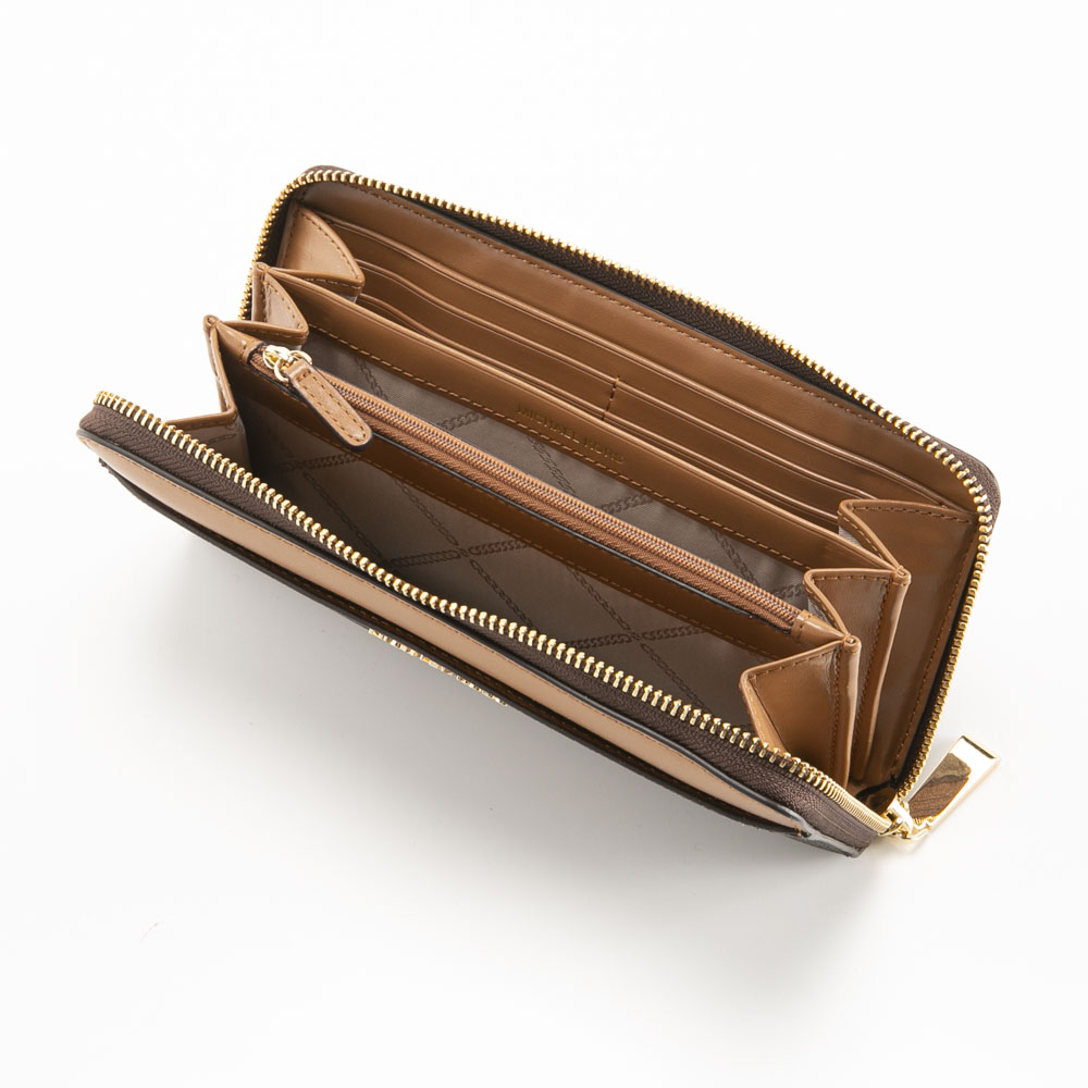 マイケルコース MICHAEL KORS 長財布 JET SET CHARM MK SIG PVC