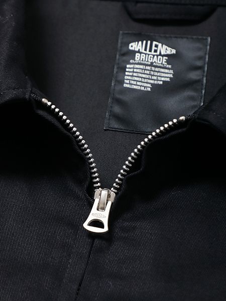 CHALLENGER / COLLEGE DRIZZLER JACKET -Black-