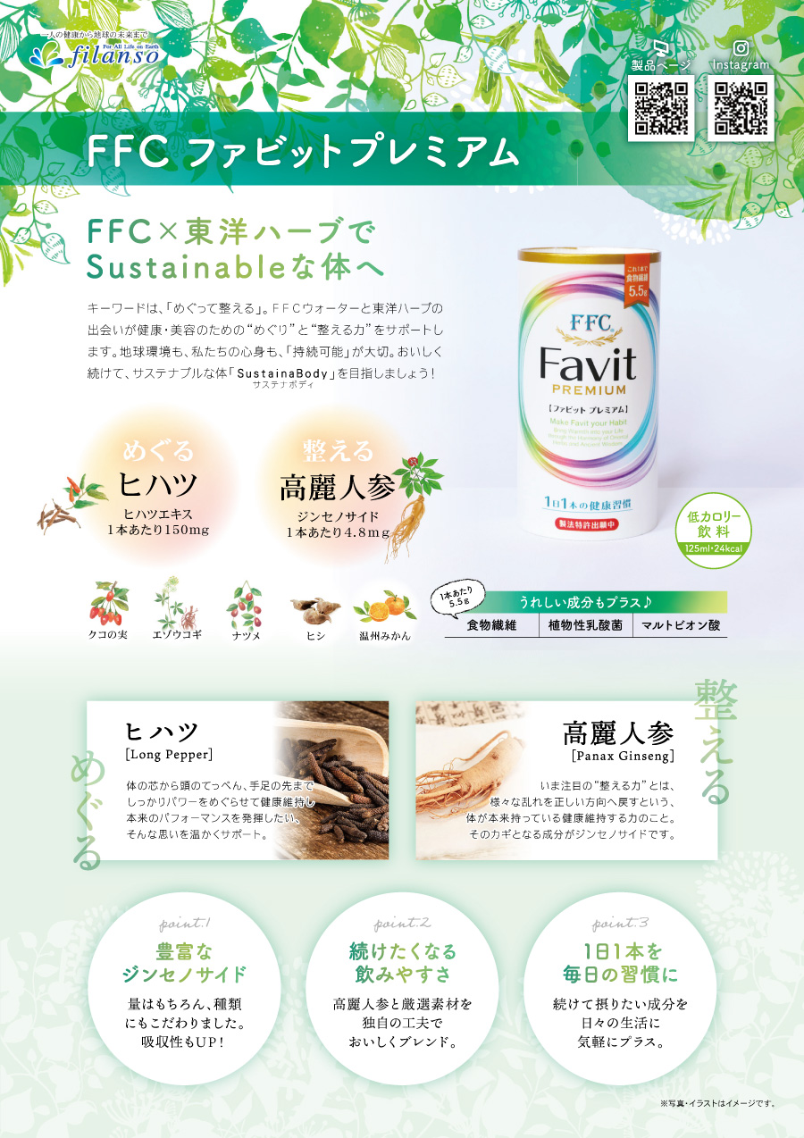 filanso│新製品FFCファビットプレミアムのご案内