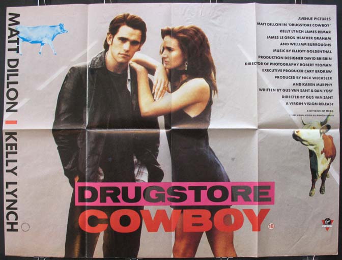 DRUGSTORE COWBOY Movie Poster (1989)