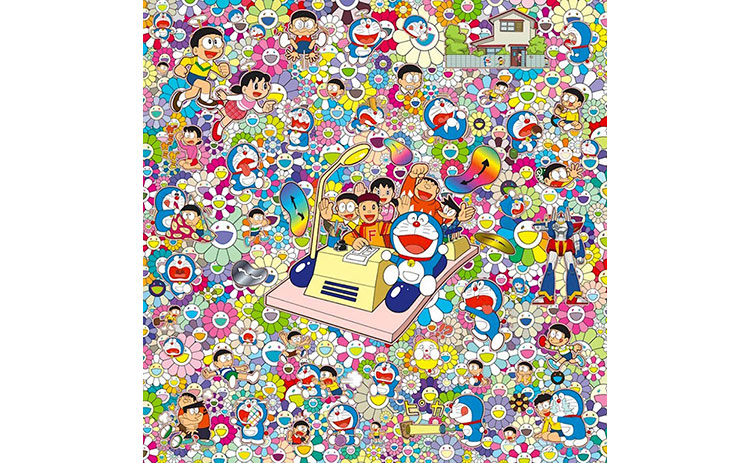 マルチカラースーパーフラットフラワーズ』村上隆 | 絵画・アート販売